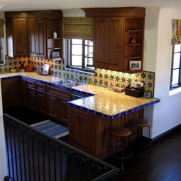 Small Spanish Kitchen in Santa Barbara
