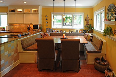 Example of an eclectic kitchen design in Little Rock