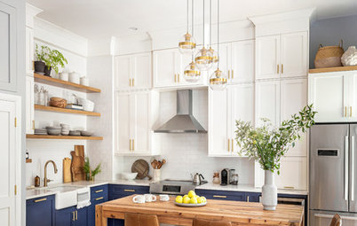 Before and After: 5 Beautiful Blue-and-White Kitchen Makeovers