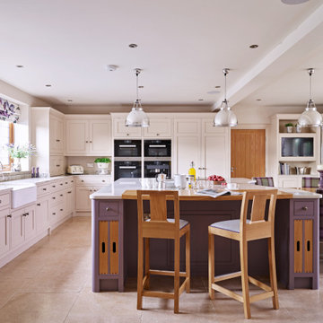 Sociable Seating in this Expansive Kitchen