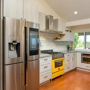 Solana Beach Modern Mix Kitchen & Family Room Remodel