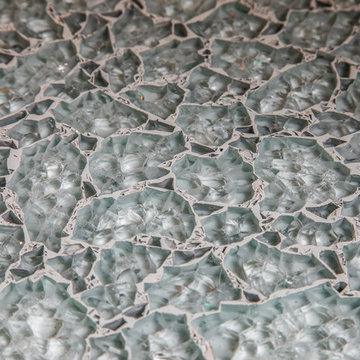 Solid Oak and Recycled Glass