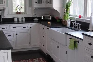 Photo of a classic kitchen in Portland Maine.