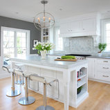 Soothing White And Gray Kitchen Remodel Traditional Kitchen Chicago By Normandy Remodeling Houzz