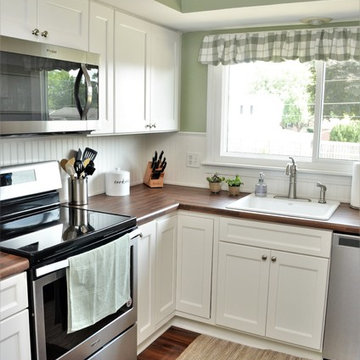 South Bend, IN. Haas Signature Collection. Fresh and Clean Kitchen