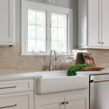 South Charlotte, NC Kitchen remodel -Transitional mixed with rustic elements