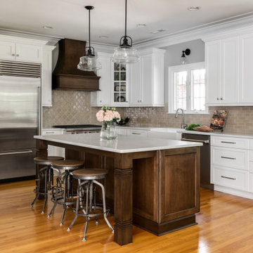 South Charlotte, NC Kitchen remodel -Transitional mixed with rustic elements