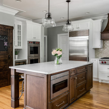 South Charlotte, NC Kitchen remodel -Transitional mixed with rustic elements