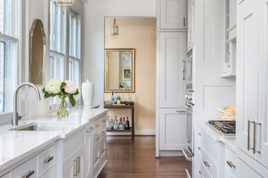 This is an example of a traditional kitchen in Charleston.