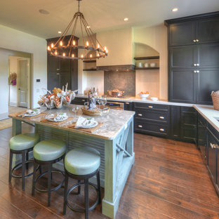 Coastal kitchen designs - Example of a beach style kitchen design in Jacksonville