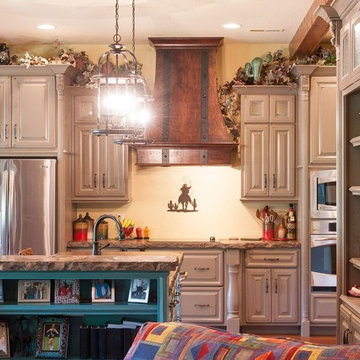 Southwestern Theme - Kitchen and Bathroom Cabinetry