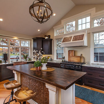 Spacious Modern Cottage Kitchen