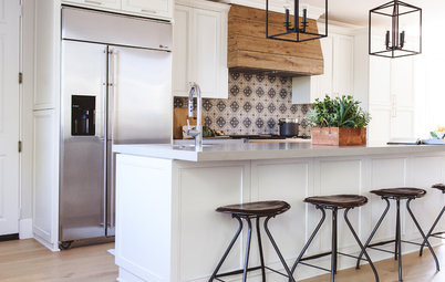 This Kitchen Keeps Its Layout but Gets a New Spanish Modern Look