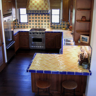 Spanish Revival Style Kitchen in Santa Barbara