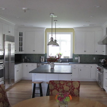 Special Additions - Morristown,NJ - White Shaker Inset Kitchen