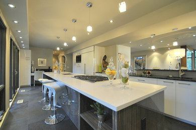 Kitchen - contemporary kitchen idea in Edmonton