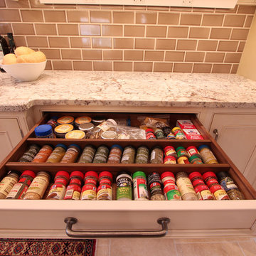Spice Drawer for Easy Organizing