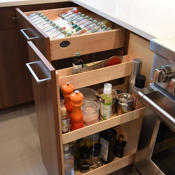 Spice racks and pullouts