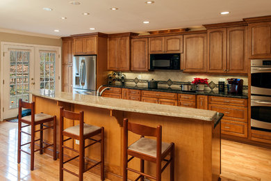 This is an example of an eclectic kitchen in DC Metro.