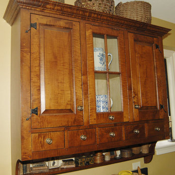 St. Louis Black Cherry and Curly Maple Kitchen