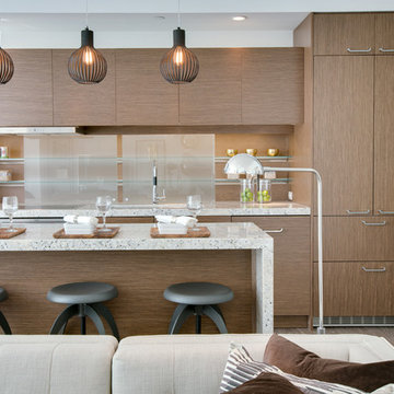 Staging Project-Chaz Yorkville Condo Kitchen