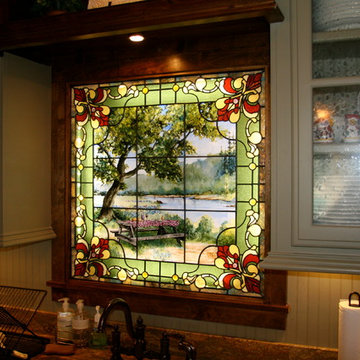 Stained Glass Window for a Kitchen