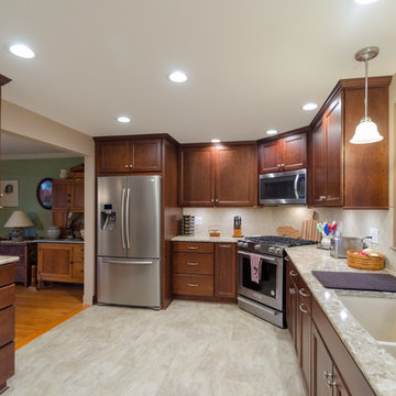 Stained Kitchen with Traditional Features