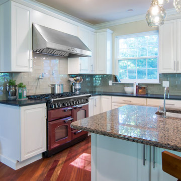 Stainless Appliances in Earth Toned Glen Mills Kitchen