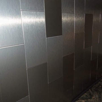 Stainless Steel Tile Backsplash