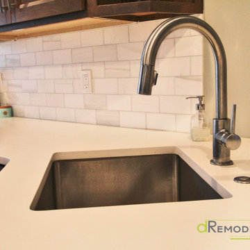 Stainless Steel Undermount Sink and Faucet