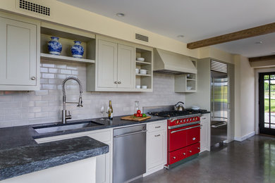 Example of a cottage kitchen design in Richmond