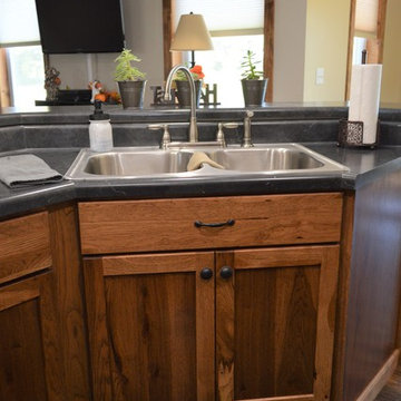 Star City, IN. Haas Signature Collection. Rustic Hickory Kitchen