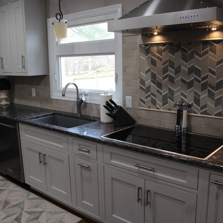 Repose Grey Kitchen Photos And Ideas Houzz