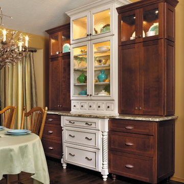 StarMark Cabinetry Kitchen and Hutch in two colors