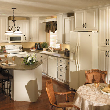 StarMark Cabinetry Kitchen in Maple finished in Mushroom