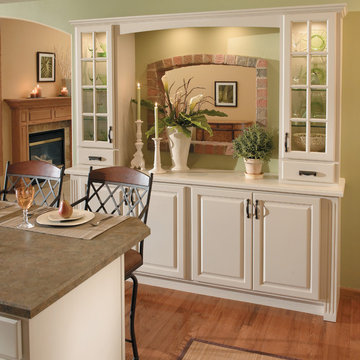 StarMark Cabinetry Kitchen in Maple finished in Mushroom