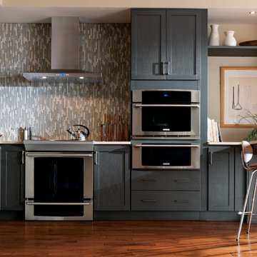 StarMark Cabinetry Kitchen with Gray Cabinets