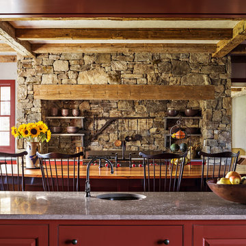 Stone Farmhouse Kitchen