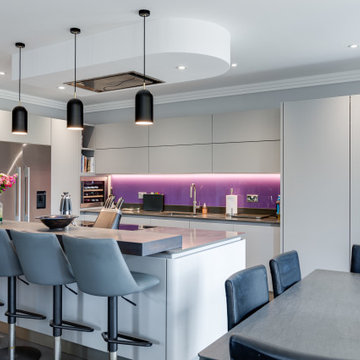Stone Grey Kitchen & Living Area