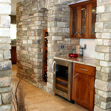 Stone work walls