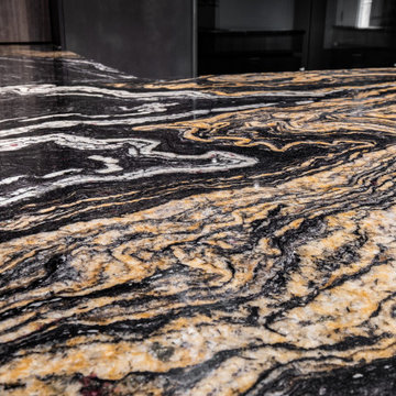 Stonehouse project featurig opulent worktops