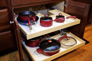 Traditional kitchen in Denver.