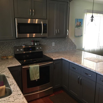 Stunning Gray Shaker Kitchen