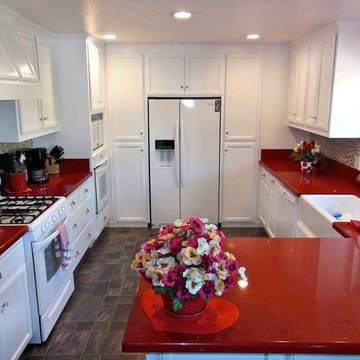 Stunning in Red - Kitchen Remodel