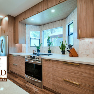 Stunning kitchen remodel in Mesa AZ was done with Wood Building & Development.