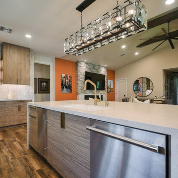 Stunning kitchen remodel in Mesa AZ was done with Wood Building & Development.