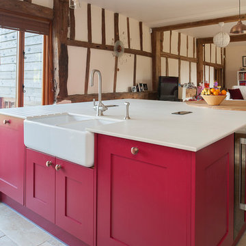 Stunning open plan barn kitchen