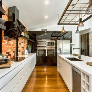 Contemporary kitchen in Other.