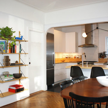 Stylish IKEA kitchen with HAGGEBY doors