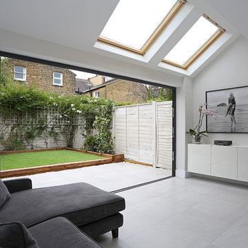 Stylist, contemporary kitchen extension in terraced Tooting property
